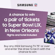 Win a Pair Of Tickets To The Super Bowl With Samsung