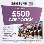 Up To £500 Cashback With Samsung