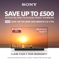 Save Up To £500 With Sony