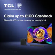 Up To £100 Cashback With TCL