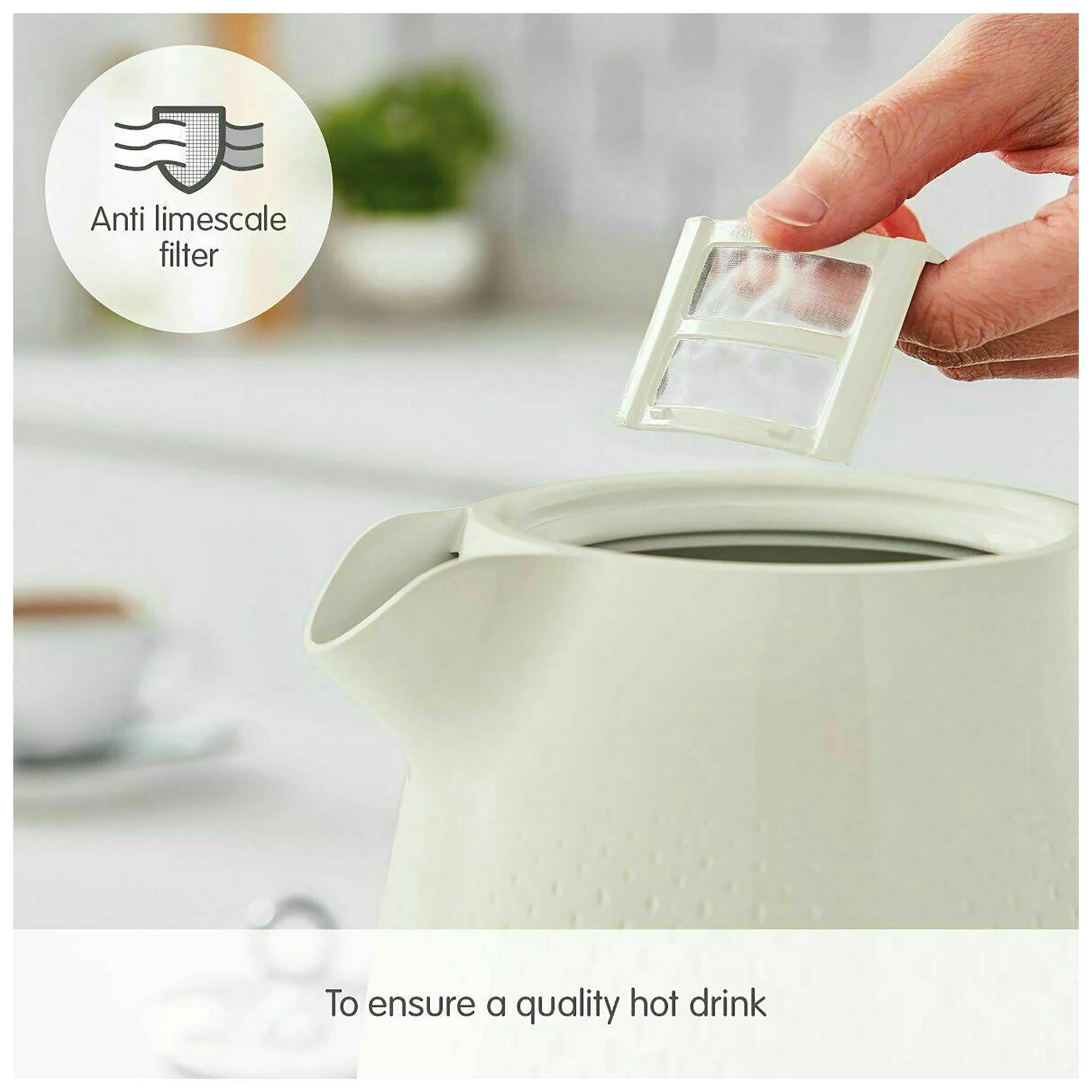 Morphy Richards 103011 Verve Cordless Jug Kettle in Cream, 1.7L 3.0kW