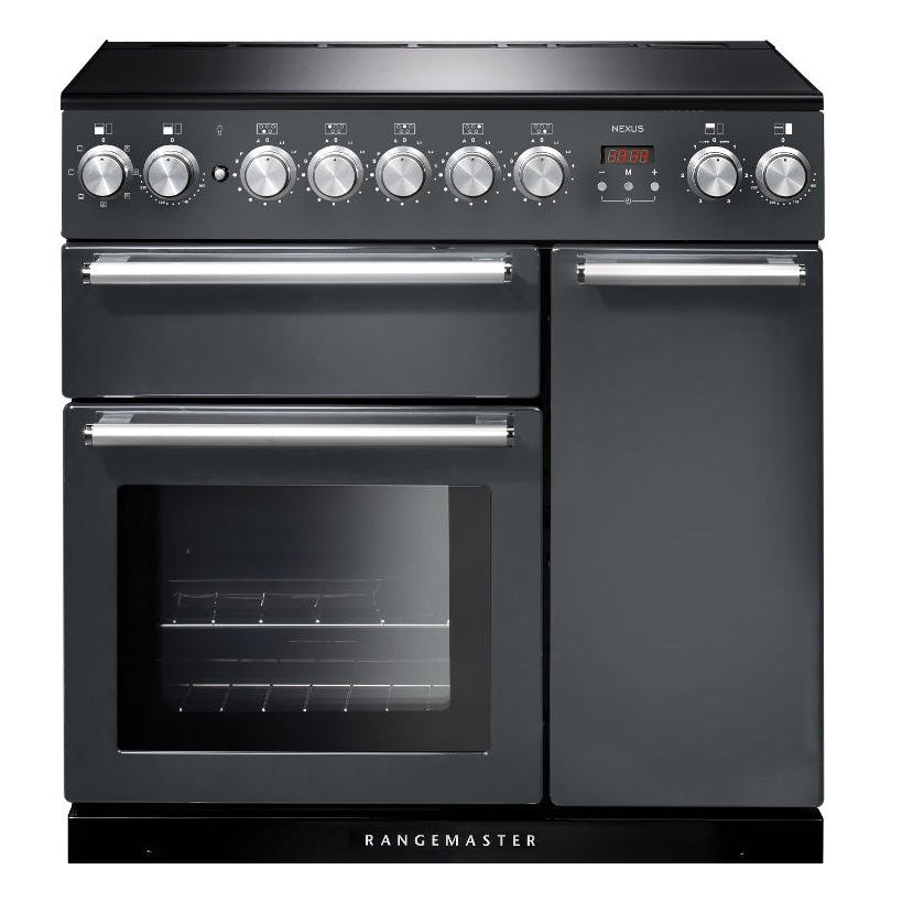 Rangemaster 106180 90cm NEXUS Induction Range Cooker In Slate Chrome   106180 