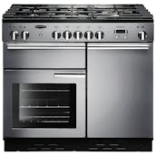 Rangemaster 111770 100cm PROFESSIONAL+ Gas Range Cooker in St/St & Chrome