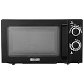 Haden 207593 Manual Microwave Oven - Black, 20L 800W