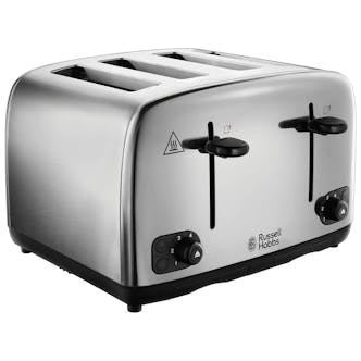 Russell Hobbs 24090 Adventure 4-Slice Wide Slot Toaster - Stainless Steel