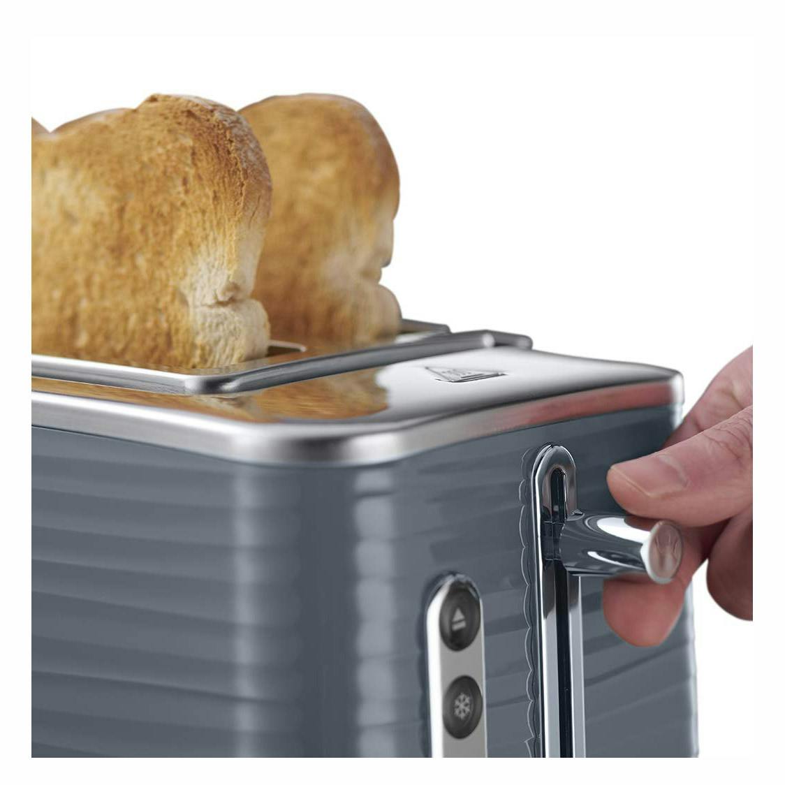 Russell Hobbs 24373 Inspire 2 Slice Toaster in Grey High Lift Feature