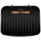 George Foreman 25811 7 Portion Medium Fit Grill - Black