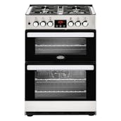 Belling 444410822 60cm Cookcentre 60DF D/Oven Dual Fuel Cooker in St/St