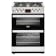 Belling 444410822 60cm Cookcentre 60DF D/Oven Dual Fuel Cooker in St/St