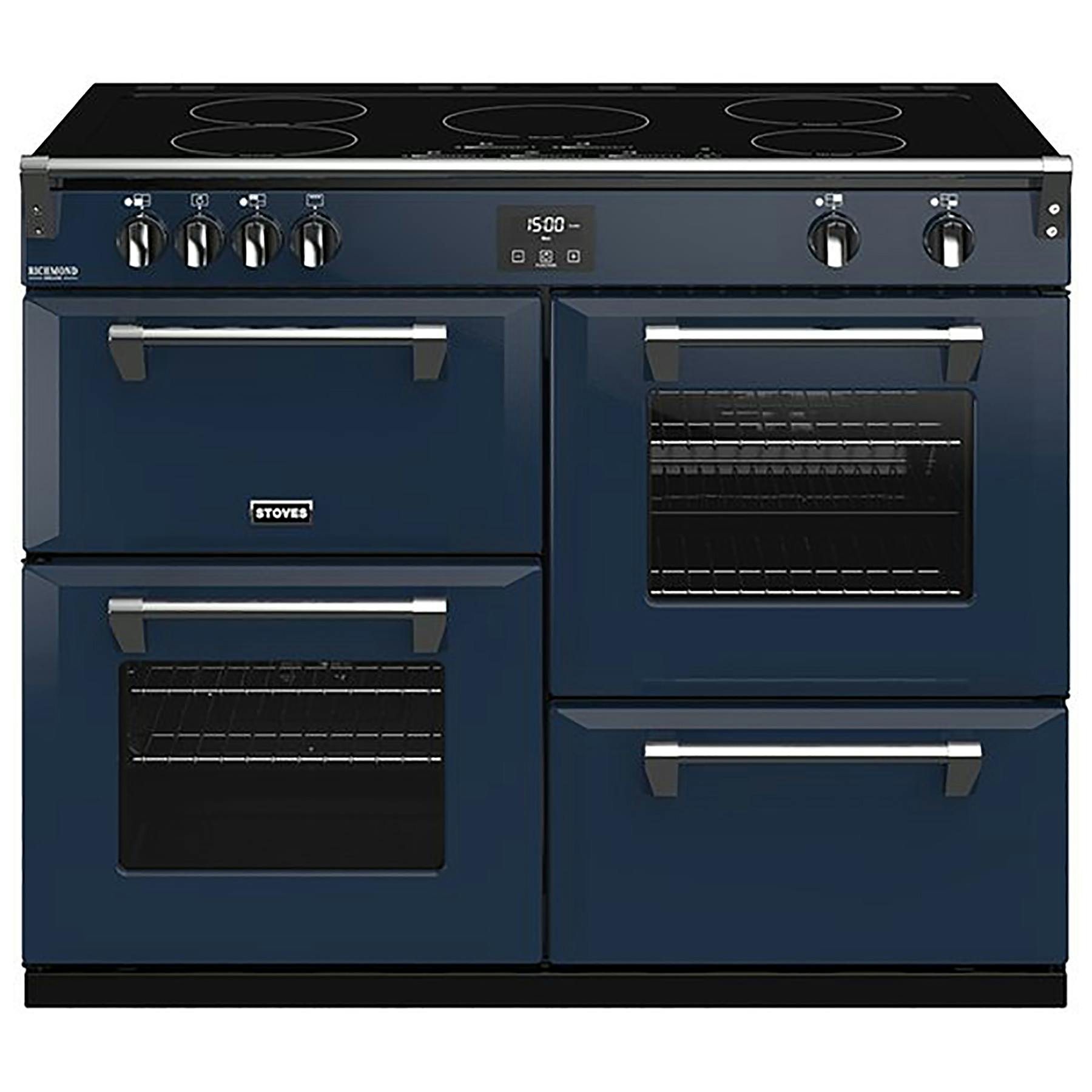 blue electric range cooker