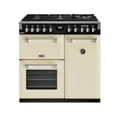 Stoves 444411435 90cm Richmond DXD900DF GTG Dual Fuel Range Cooker Cream