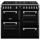 Stoves 444411442 100cm Richmond DX D1000DF GTG Dual Fuel Range Black