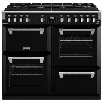 Stoves 444411442 100cm Richmond DX D1000DF GTG Dual Fuel Range Black