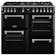 Stoves 444411442 100cm Richmond DX D1000DF GTG Dual Fuel Range Black