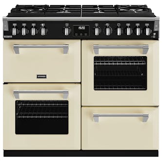 Stoves 444411443 100cm Richmond DX D1000DF GTG Dual Fuel Range Cream