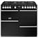 Stoves 444411494 100cm Precision DX D1000DF GTG Dual Fuel Range in Black