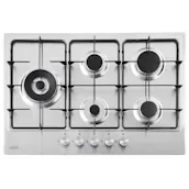 Belling 444411638 75cm 5 Burner Gas Hob in St/Steel Wok Burner