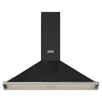 Stoves 444411661 110cm RICHMOND Pyramid Chimney Hood in Cream with Chrom
