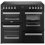 Belling 444411797 100cm Wide Cookcentre Ceramic Range Cooker in Black