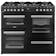 Belling 444411799 100cm Wide Cookcentre Dual Fuel Range Cooker in Black