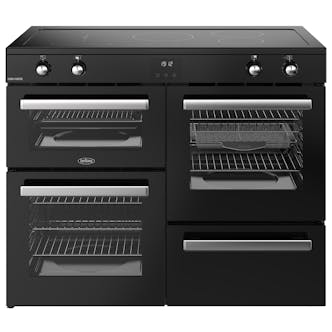 Belling 444411807 110cm Wide Cookcentre Induction Range Cooker in Black