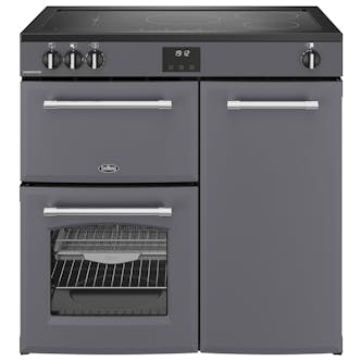 Belling 444411822 90cm Wide Farmhouse Induction Range Cooker in Anthracit