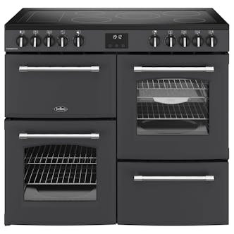 Belling 444411825 100cm Wide Farmhouse Ceramic Range Cooker in Anthracite