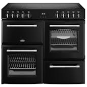 Belling 444411826 100cm Wide Farmhouse Ceramic Range Cooker in Black