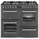 Belling 444411828 100cm Wide Farmhouse Dual Fuel Range Cooker in Anthraci