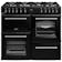 Belling 444411829 100cm Wide Farmhouse Dual Fuel Range Cooker in Black