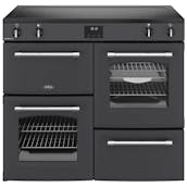 Belling 444411831 100cm Wide Farmhouse Induction Range Cooker in Anthraci