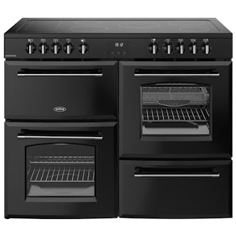 Belling 444411835 110cm Wide Farmhouse Ceramic Range Cooker in Black