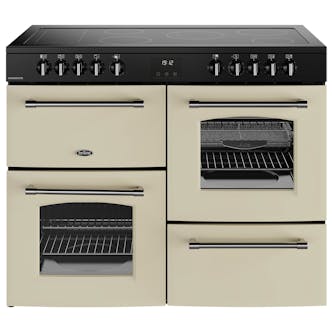 Belling 444411836 110cm Wide Farmhouse Ceramic Range Cooker in Cream