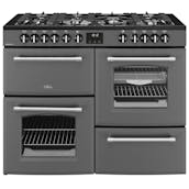 Belling 444411837 110cm Wide Farmhouse Dual Fuel Range Cooker in Anthraci