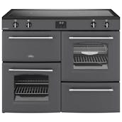 Belling 444411840 110cm Wide Farmhouse Induction Range Cooker in Anthraci