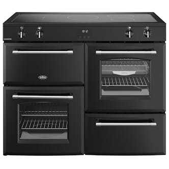 Belling 444411841 110cm Wide Farmhouse Induction Range Cooker in Black