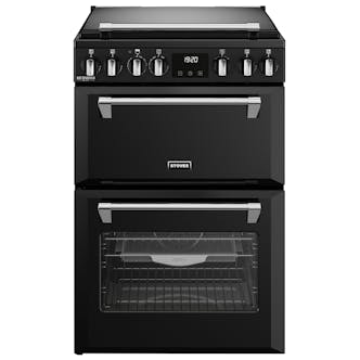 Stoves 444411844 60cm Wide Richmond Deluxe Dual Fuel Cooker in Black