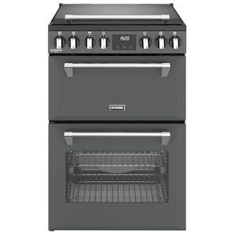 Stoves 444411846 60cm Wide Richmond Deluxe Double Oven Cooker in Anthrac