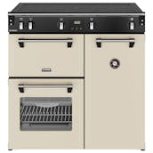 Stoves 444411854 90cm Wide Richmond Induction Range Cooker in Cream