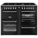 Stoves 444411862 110cm Wide Richmond Dual Fuel Range Cooker in Black