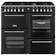 Stoves 444411871 100cm Wide Richmond Deluxe Dual Fuel Range Cooker in Bl