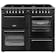 Stoves 444411876 110cm Wide Richmond Deluxe Dual Fuel Range Cooker in Bl