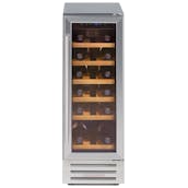 Stoves 444440918 30cm Integrated Wine Cooler in Stainless Steel 18 Bottl