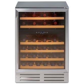Stoves 444440919 60cm Integrated Wine Cooler in Stainless Steel 46 Bottl