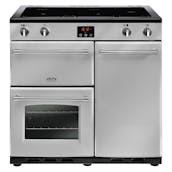 Belling 444444131 90cm Farmhouse 90Ei Range Cooker in Silver Induction
