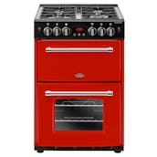 Belling 444444718 60cm Farmhouse 60G Double Oven Gas Cooker in Jalapeno