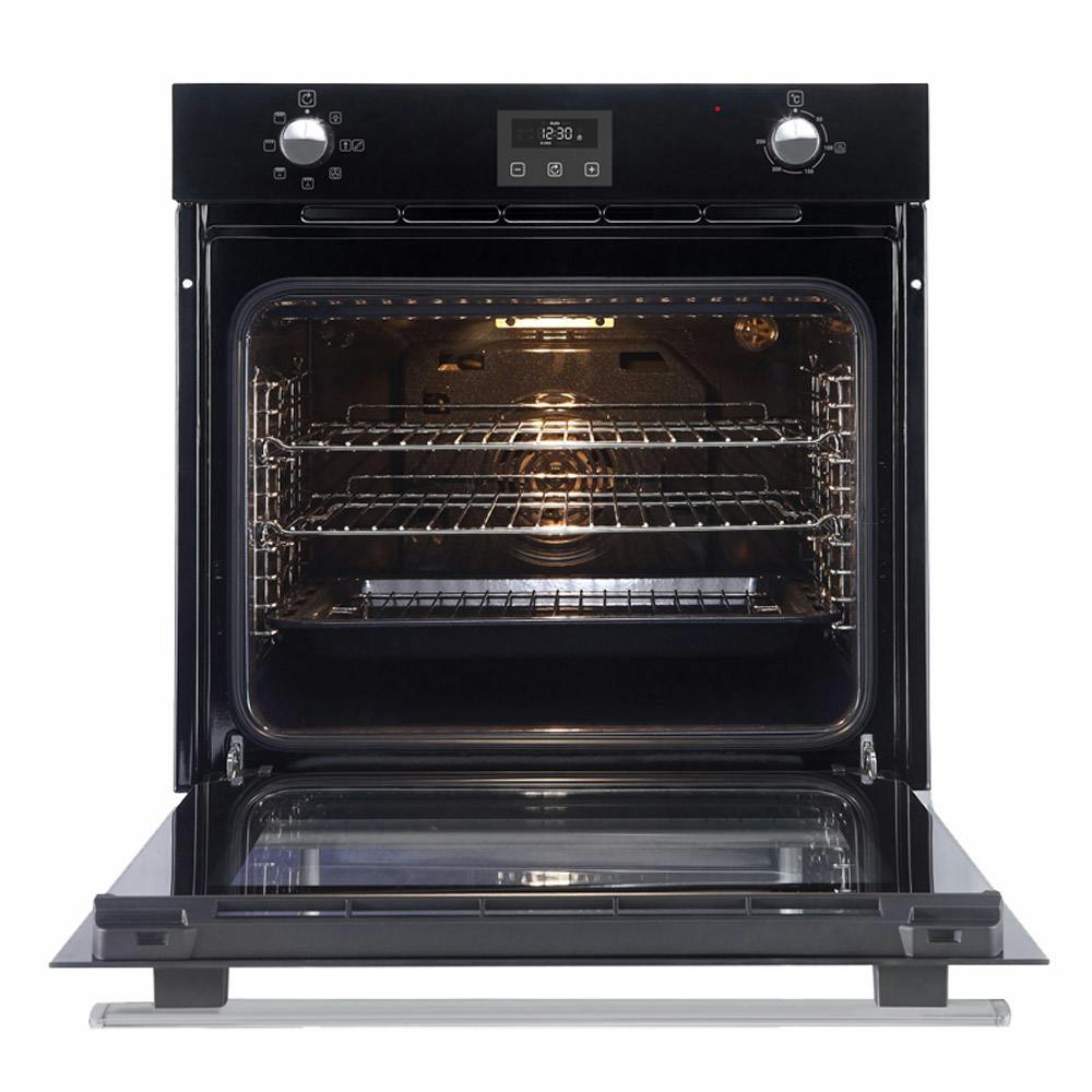 Belling 444444774 Built-In Electric Single Oven In Black 70L