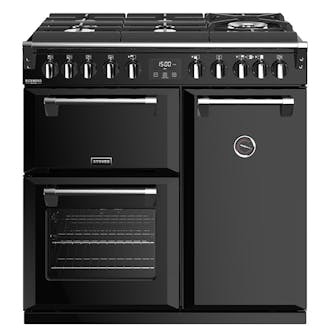 Stoves 444444899 90cm Richmond DX S900GTG Dual Fuel Range Cooker Black