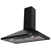 Britannia 544446312 90cm ALTISSIMO Chimney Hood in Black 3 Speed A Rated