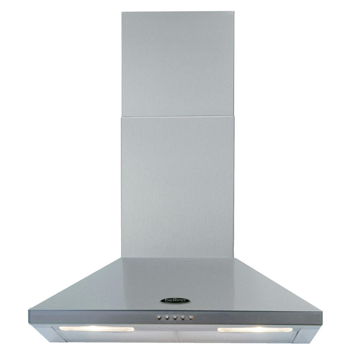 Belling 444441226 60cm BuiltIn Chimney Cooker Hood in Stainless Steel